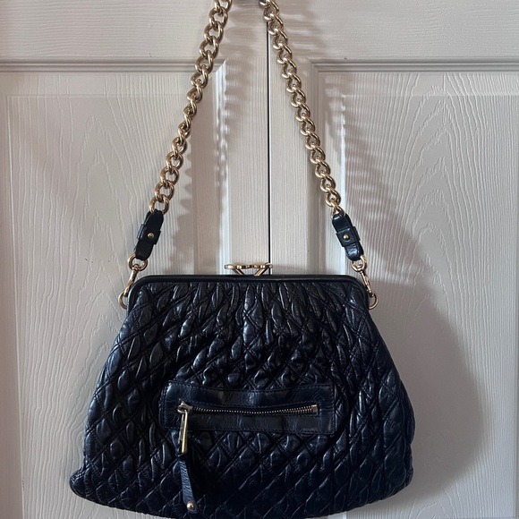 Marc Jacobs Black leather large clutch bag - Picture 3 of 8